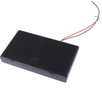 On/off 8x1.5V 12V 8AA 2A Battery Case Storage Box 8 AA Battery Holder With Switch Wire Leads Diy 8 Slot AA 8XAA 8 X AA