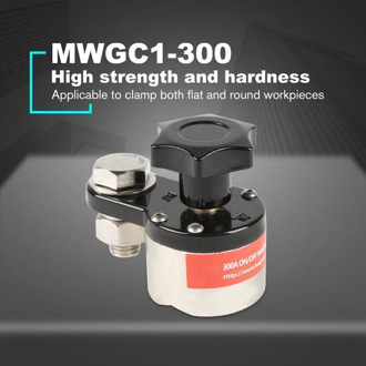 On/Off Magnetic Welding 200A/300A Ground Clamp Rare Earth Switchable Welding Magnet Welding Holder Magnetic Clamp 200A- 600A