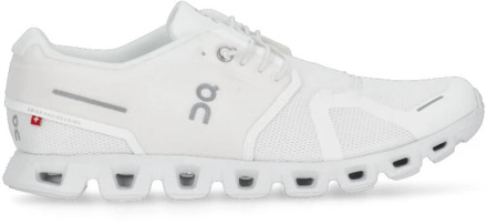 On Running Witte Tech Stof Sneakers voor Mannen On Running , White , Heren - 42 1/2 Eu,43 Eu,46 Eu,42 EU