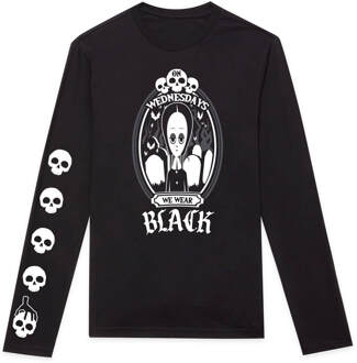 On Wednesdays We Wear Black Long Sleeve T-Shirt - Black - L - Zwart