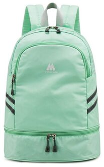 Onafhankelijke Schoenen Rugzak Kleding Verpakking Cubes Travel Organizer Bag Waterdichte Grote Capaciteit Student Schooltas Zakje Accessoires groen B Backpack