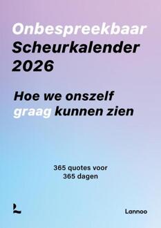 Onbespreekbaar Scheurkalender 2026 -  Jef Willem, Nicolas Overmeire, Onbespreekbaar (ISBN: 9789020931532)