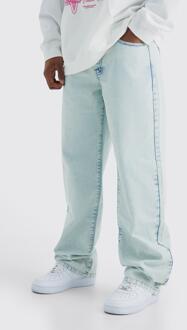 Onbewerkte Baggy Jeans, Ice Blue - 32R