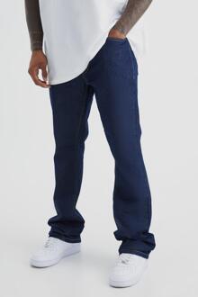 Onbewerkte Flared Slim Fit Jeans, Indigo - 28R