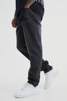 Onbewerkte Slim Fit Jeans, Charcoal - 28R