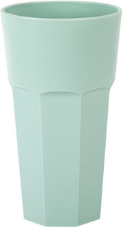 onbreekbaar drinkglas - kunststof - mintgroen - 600 ml - drinkglazen - 9 x 16 cm