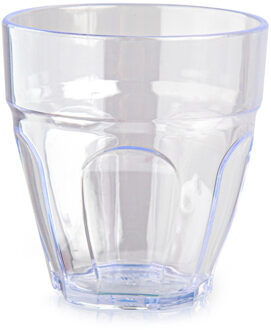 onbreekbaar drinkglas - kunststof - transparant - 250 ml - drinkglazen - Picardi