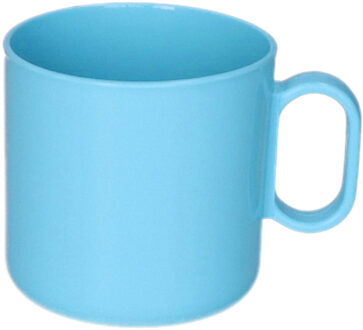 onbreekbare Drinkbekers - kunststof - 320 ml - blauw - kinderen - camping