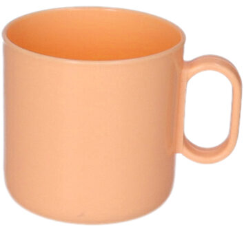 onbreekbare Drinkbekers - kunststof - 320 ml - oranje - kinderen - camping