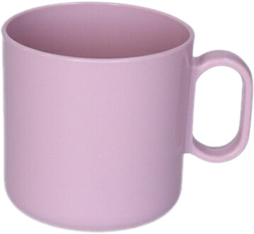 onbreekbare Drinkbekers - kunststof - 320 ml - roze - kinderen - camping