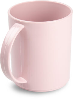 onbreekbare Drinkbekers - kunststof - 350 ml - roze - kinderen - camping