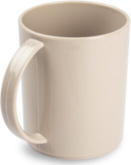 onbreekbare Drinkbekers - kunststof - 350 ml - taupe - kinderen - camping