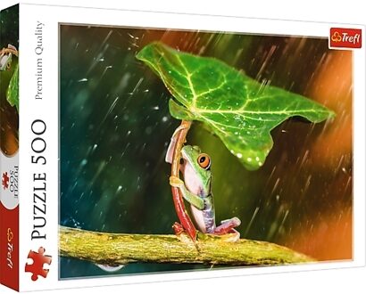 Onder een groene paraplu, 500 stukjes Puzzel