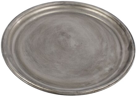 Onderbord rond grijs 33x3cm