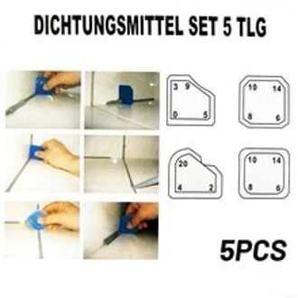 Onderdelen 5 Stuk Gezamenlijke Set Joint Soepeler Siliconen Gezamenlijke Joint Filler Smoothing Filler Joint Puller Vervanging Gereedschap