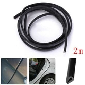 Onderdelen Auto Trim Strip Accessoires Exterieur Zwart U-Vormige Seal Guard Strip