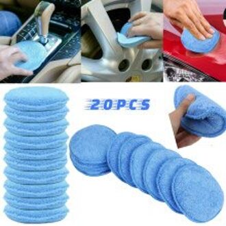 Onderdelen Foam Sponge Tool Pads 20 Pcs Auto Buffing Polish Cleaner Microfiber Leuke Nuttig