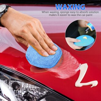 Onderdelen Foam Spons Pads 20 Pcs Applicator Blauwe Auto Buffing Polish Cleaner Mat Microfiber Nuttig