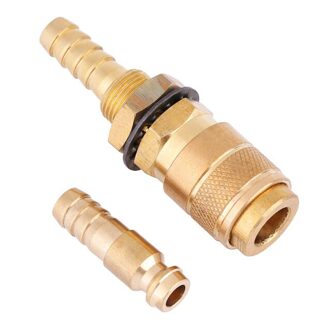Onderdelen Quick Connector Kit Messing Voor Mig Tig Lastoorts Watergekoelde gouden