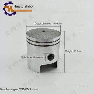 Onderdelen Voor Benzine Motor (2) Tweetakt E43F ET950F E45F Zuiger zwart