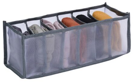 Ondergoed Opbergdoos Lade Soort Raster Stof Opbergdoos Huishoudelijke Sokken Kasten Beha Opslag Sorteren Box 24 Grids Beha Organisator style2-7grids