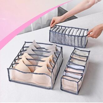 Ondergoed Opbergdoos Met Compartimenten Sokken Bra Underpants Organizer Drawers Divider Opbergdoos Kast Lade Divider F