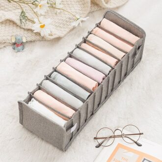 Ondergoed Organizer Lade Beha Opbergdozen Kleding Organizador Katoen Linnen Divider Closet Organizer Sok Shorts Organizadores zwart-11 rooster doos