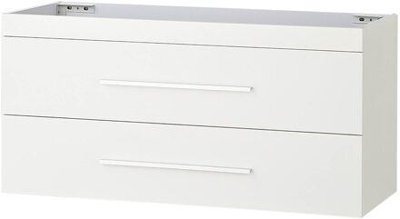 Onderkast 100x48x45cm 2 lades met softclose MDF Wit