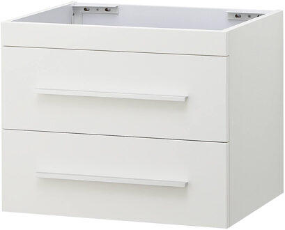 Onderkast 60x48x45cm 2 lades met softclose MDF Wit