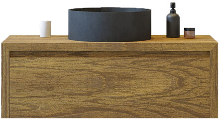 Onderkast Ares 100 cm Castle Brown Eiken