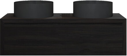 Onderkast Ares 120 cm Charcoal Met 1 Lade