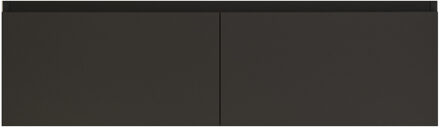 Onderkast Eros 140 cm 2 Lade Mat Zwart