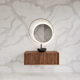 Onderkast Gliss Design Heronimus 100x45x35 cm Met Topplaat Walnut