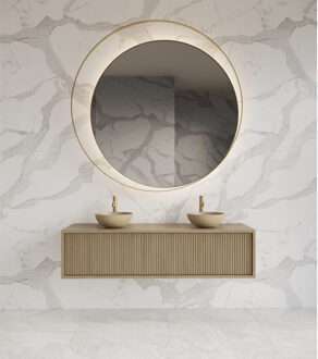 Onderkast Gliss Design Heronimus 140x45x35 cm Met Topplaat Corn Silk