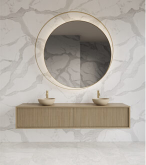 Onderkast Gliss Design Heronimus 180x45x35 cm 2 Laden Met Topplaat Corn Silk