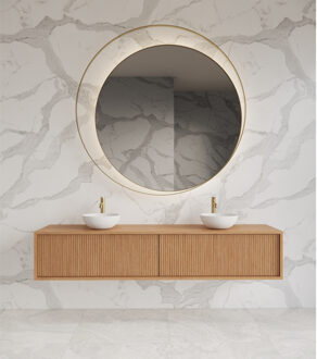 Onderkast Gliss Design Heronimus 180x45x35 cm 2 Laden Met Topplaat Pure