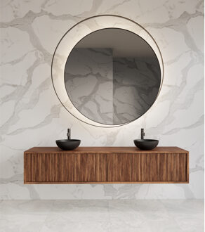 Onderkast Gliss Design Heronimus 200x45x35 cm 2 Laden Met Topplaat Walnut