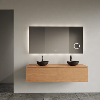 Onderkast Gliss Design Joa Pure 160 CM 2 Laden Incl.Topplaat