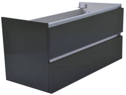 Onderkast Luna 100X47 Hoogglans Grijs Aqua Splash