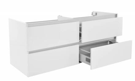 Onderkast Luna 120X47 Wit Aqua Splash