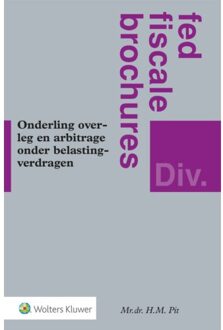 Onderling overleg en arbitrage onder belastingverdragen