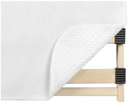 Ondermatrasbeschermer Noppen - 90x200 Cm - Polyester - Wit