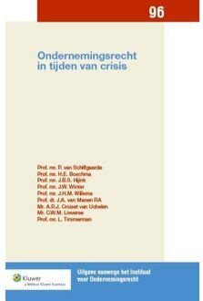 Ondernemingsrecht in tijden van crisis - Boek P. van Schilfgaarde (9013118240)