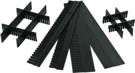 Onderste deel | voor transportstapelbak hoogte 40 mm | PP antraciet | 10 stuks - TRK 40/5 TRK 40/5