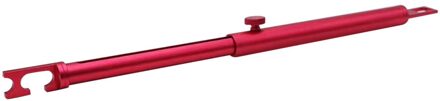 Ondersteuning Staaf Intrekbare Aluminium Ondersteuning Bar Voertuig Deur Fixing Pole Verstelbare Ondersteuning Bar Voor Auto Polijsten rood