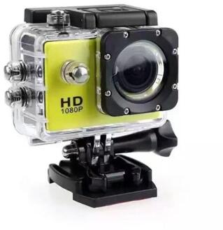 Onderwater Duiken Camera Waterdicht Full Sport Dv Video Camcorder 1080P Hd Sport Dvr Cam Dv Video Camcorder geel