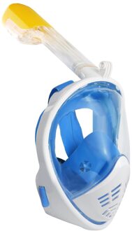 Onderwater Duiken Cover Zwembril Snorkel Scuba Kinderen Anti Fog Bril Onderwater Wide View Snorkel Zwemmen Cover Blauw / L/xl