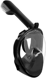 Onderwater Duiken Cover Zwembril Snorkel Scuba Kinderen Anti Fog Bril Onderwater Wide View Snorkel Zwemmen Cover zwart / S/m