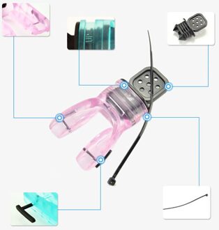 Onderwater Mondstuk Regulator Met Tie Wrap Duiken Vormbaar Voor Volwassenen Gear Praktische Snorkel Apparatuur Silicone Bite