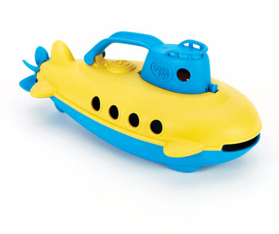 Onderzeeer geel met blauw handvat - Green Toys